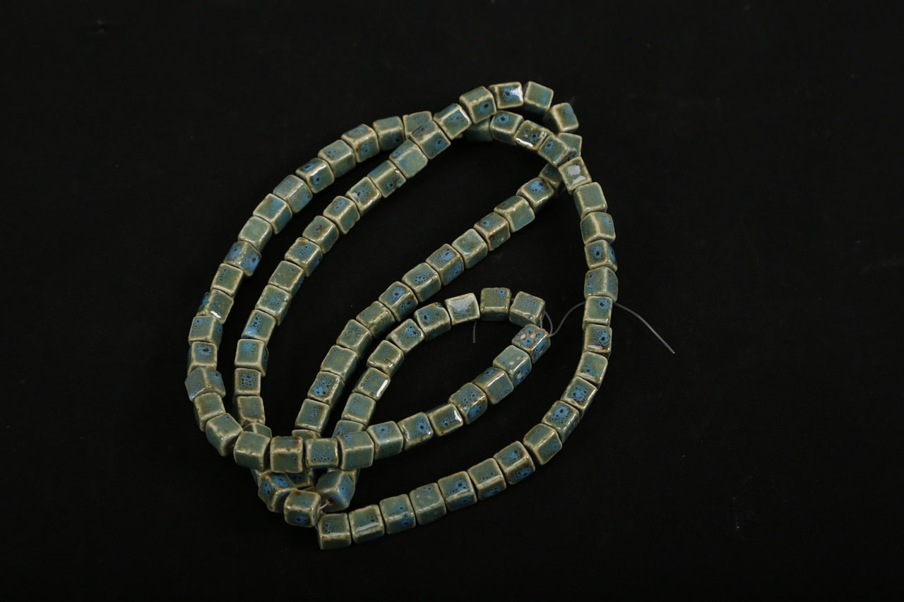 Aqua Green Ceramic Beads