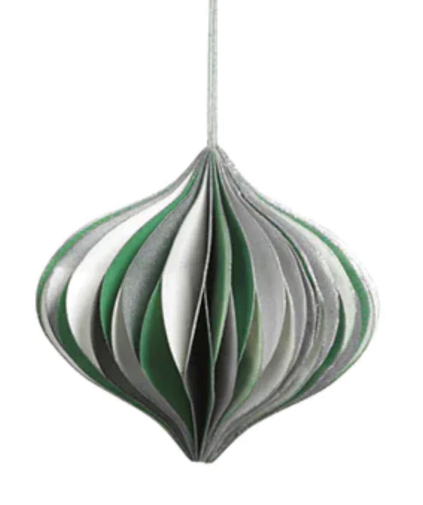 Wish Paper Decorative Onion Shaped Ornament