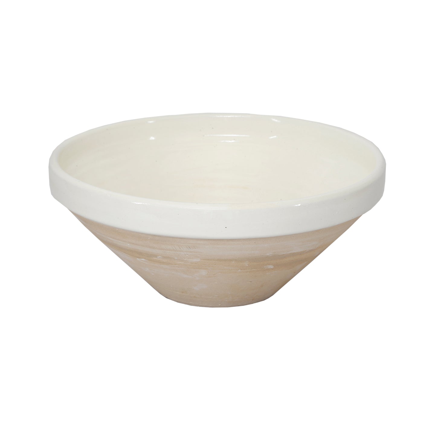 White Vintage Style Ceramic Bowl