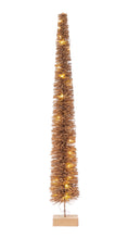 Load image into Gallery viewer, Rattan Tree with LED Lights and Wood Base
