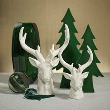 Load image into Gallery viewer, Rocky Mountain Ceramic Stag Head - White
