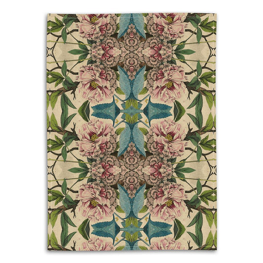 Peonies Tea Towel