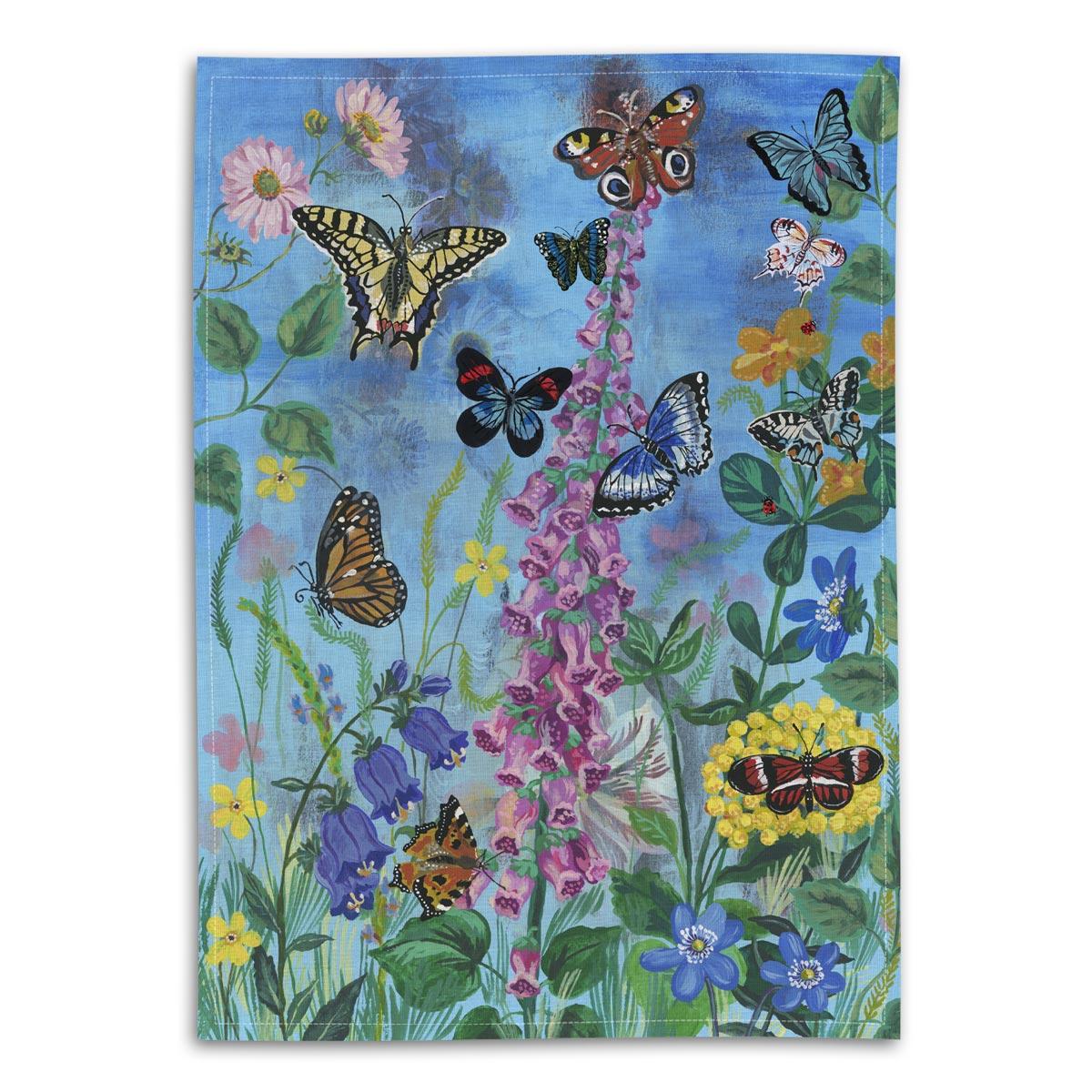 Les Papillons Tea Towel