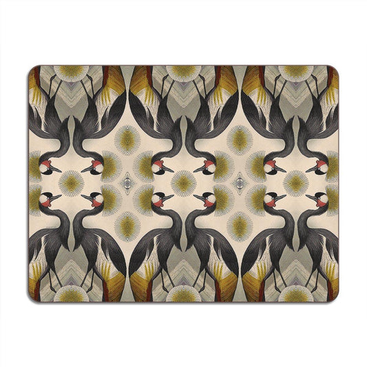 Crested Crane Table Mat