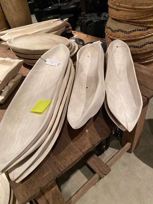 Large Bleached Boat Bowl