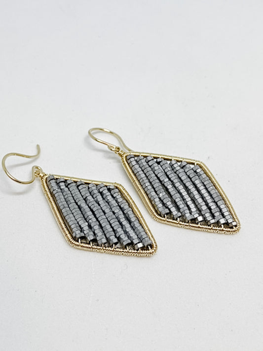 Hematite Earrings