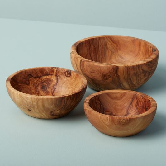 Olive Wood Nesting Bowls