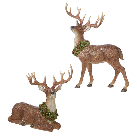 DEER WITH WREATH