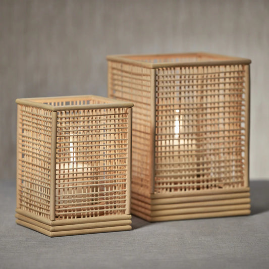 Sagano Bamboo Hurricane with Checkered Pattern
