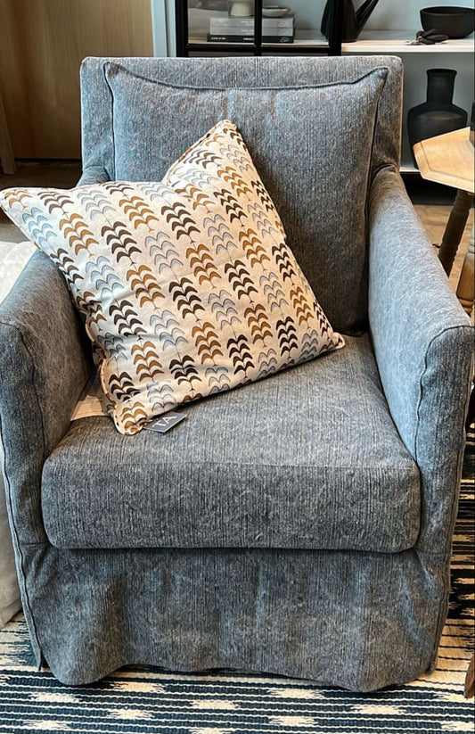 Elm Chair - Vanocur Aged Indigo