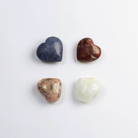 Gemstone Heart Paperweight