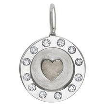 Load image into Gallery viewer, Raised Heart Round Charm
