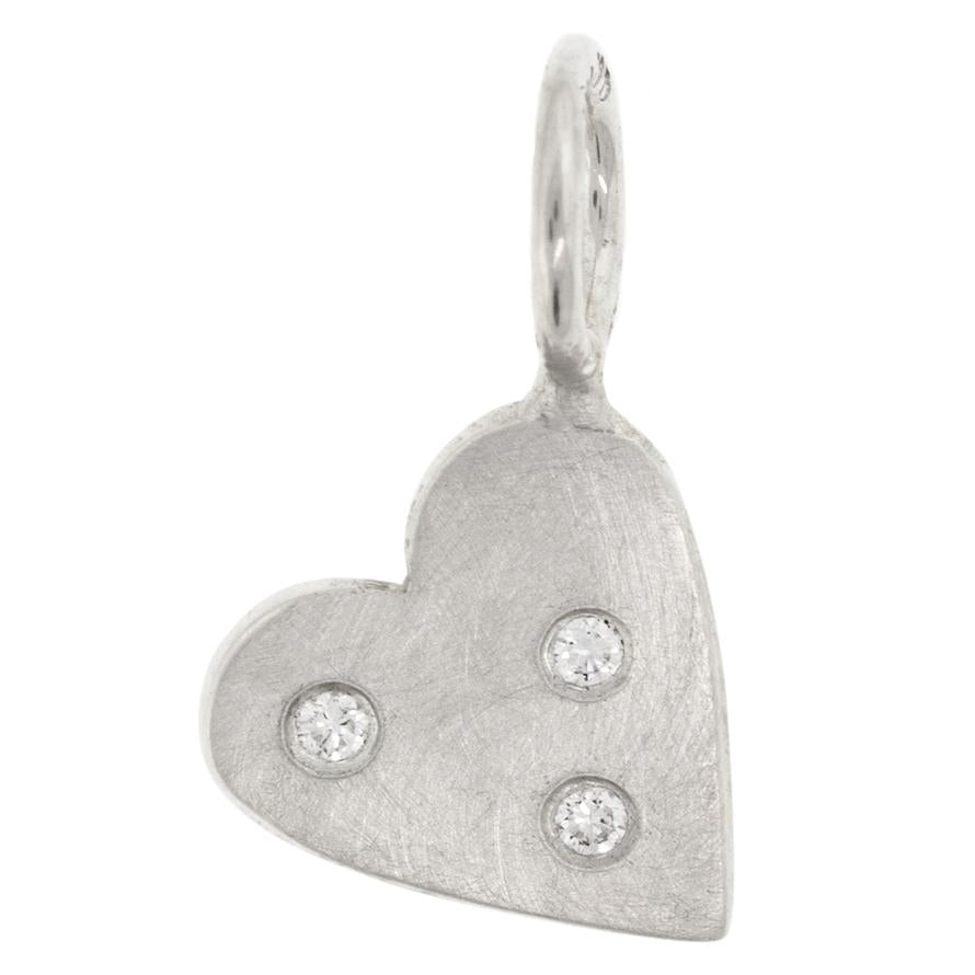 Diamond Heart Charm