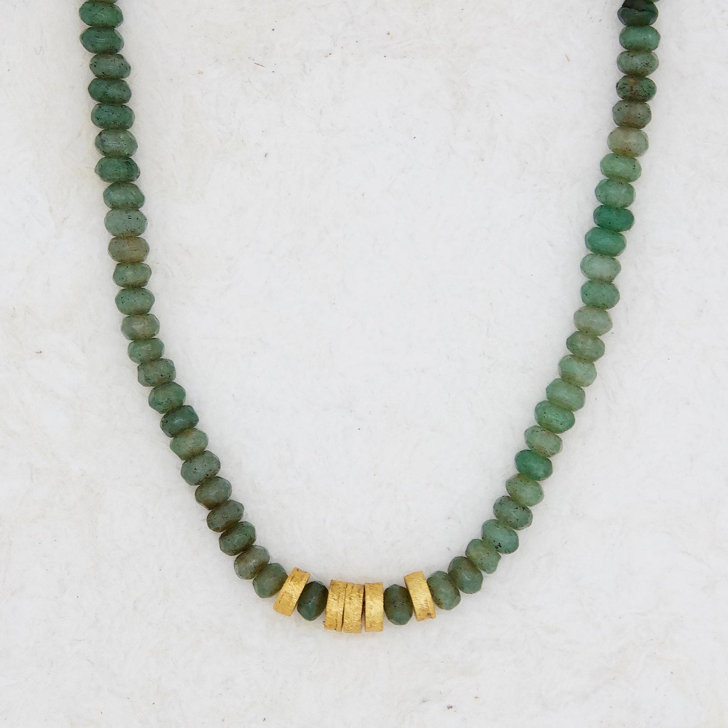 Green African Quartz Necklace