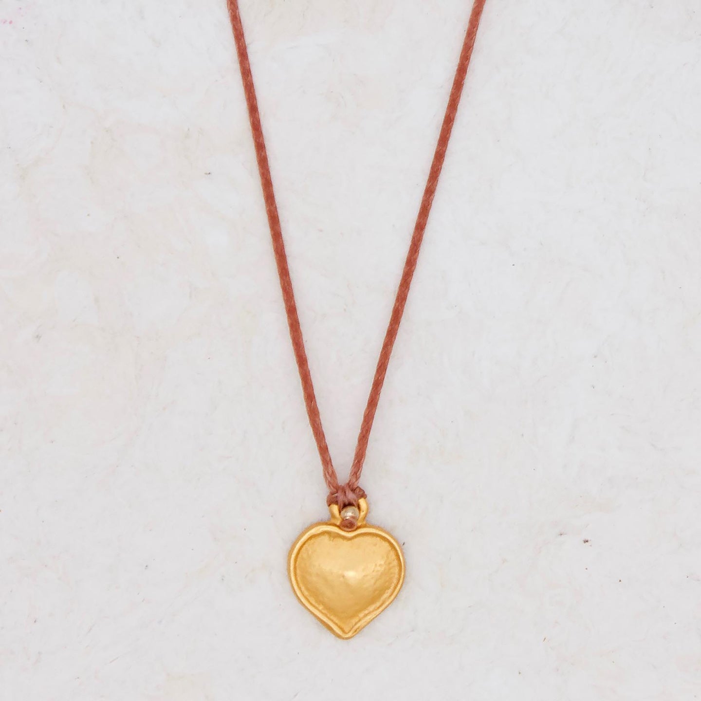 Golden Heart Milagro Necklace