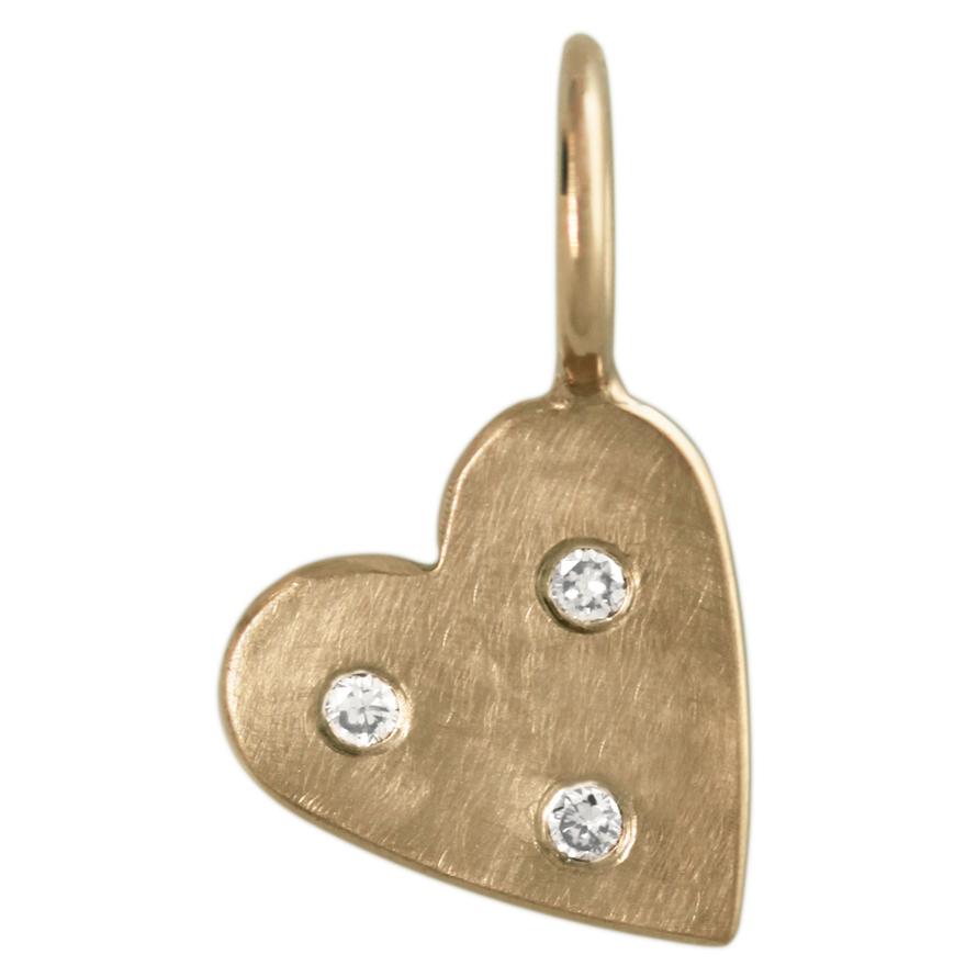 Diamond Heart Charm