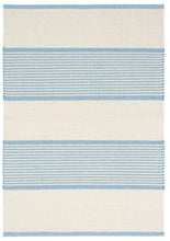 Load image into Gallery viewer, La Mirada Asiatic Blue Woven Cotton Rug
