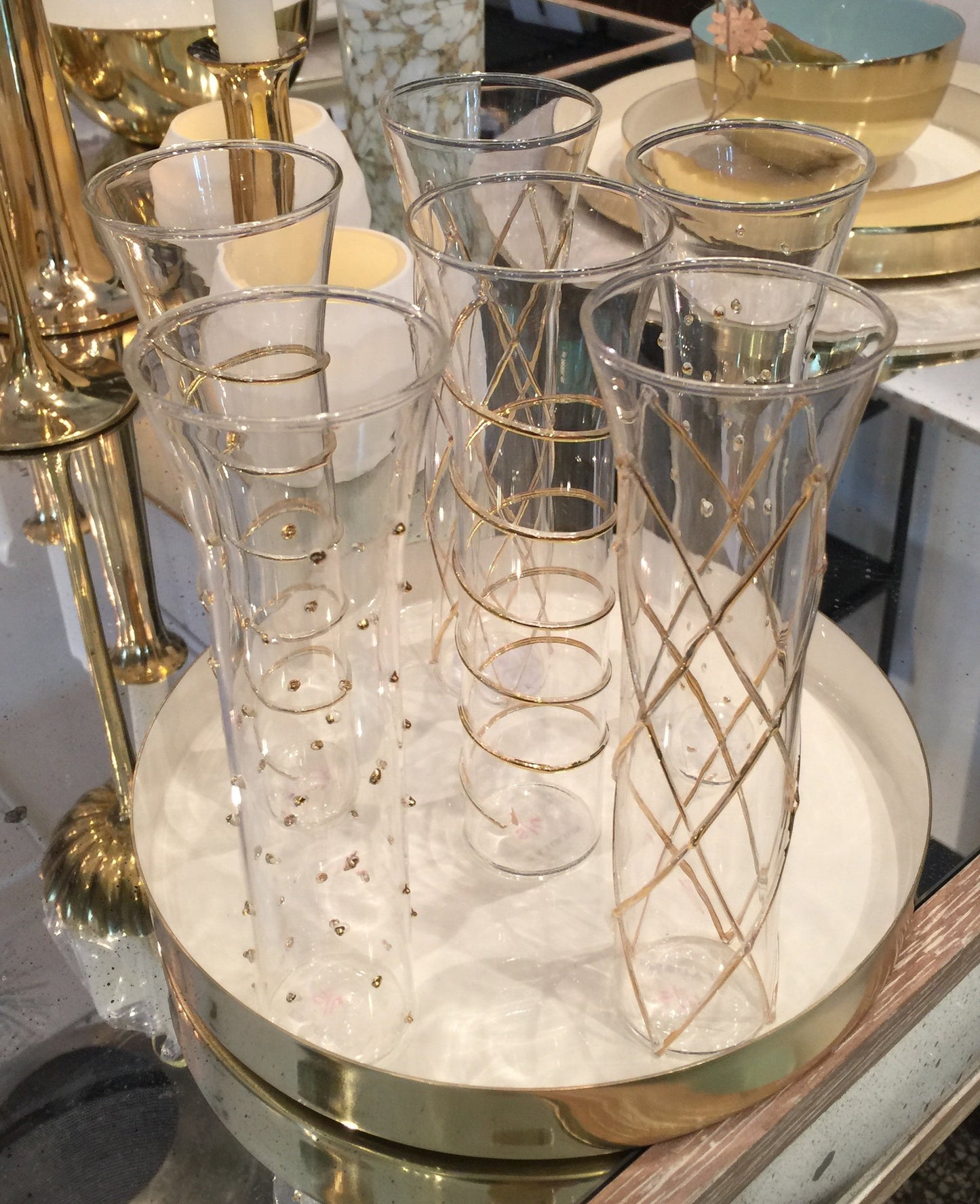 Champagne Flutes Set/6
