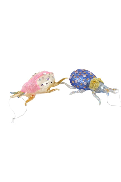 Pastel Beetle Ornaments