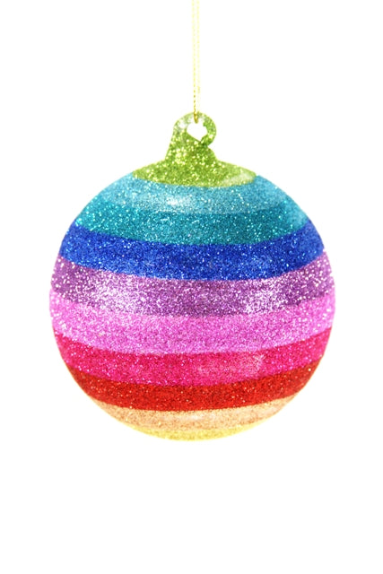 Glitter Rainbow Ornament