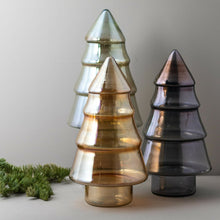 Load image into Gallery viewer, Luster Glass Tree Cookie Jar

