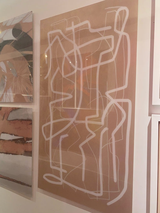 Pink Abstract Art
