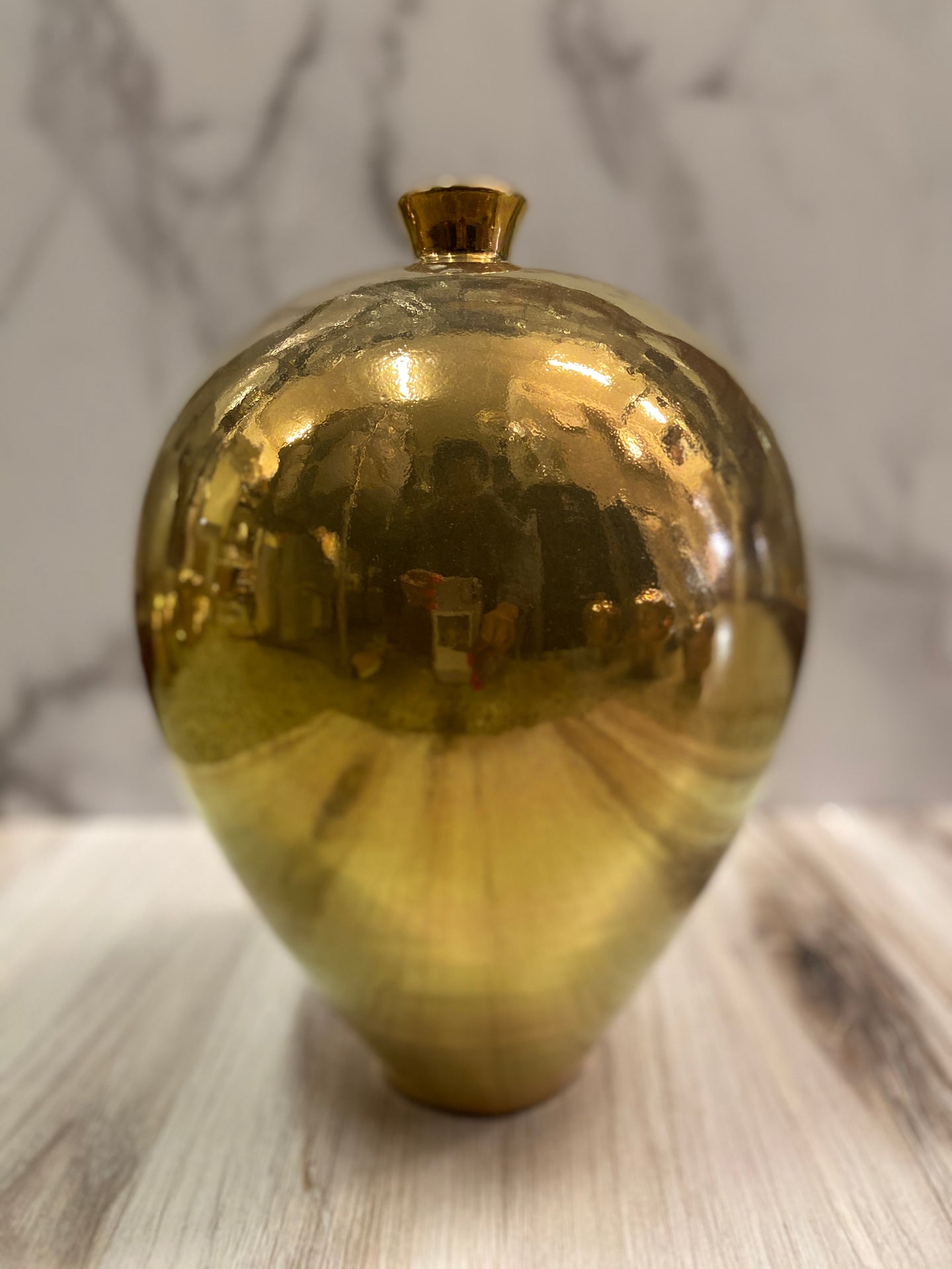 Shiny Gold Vase