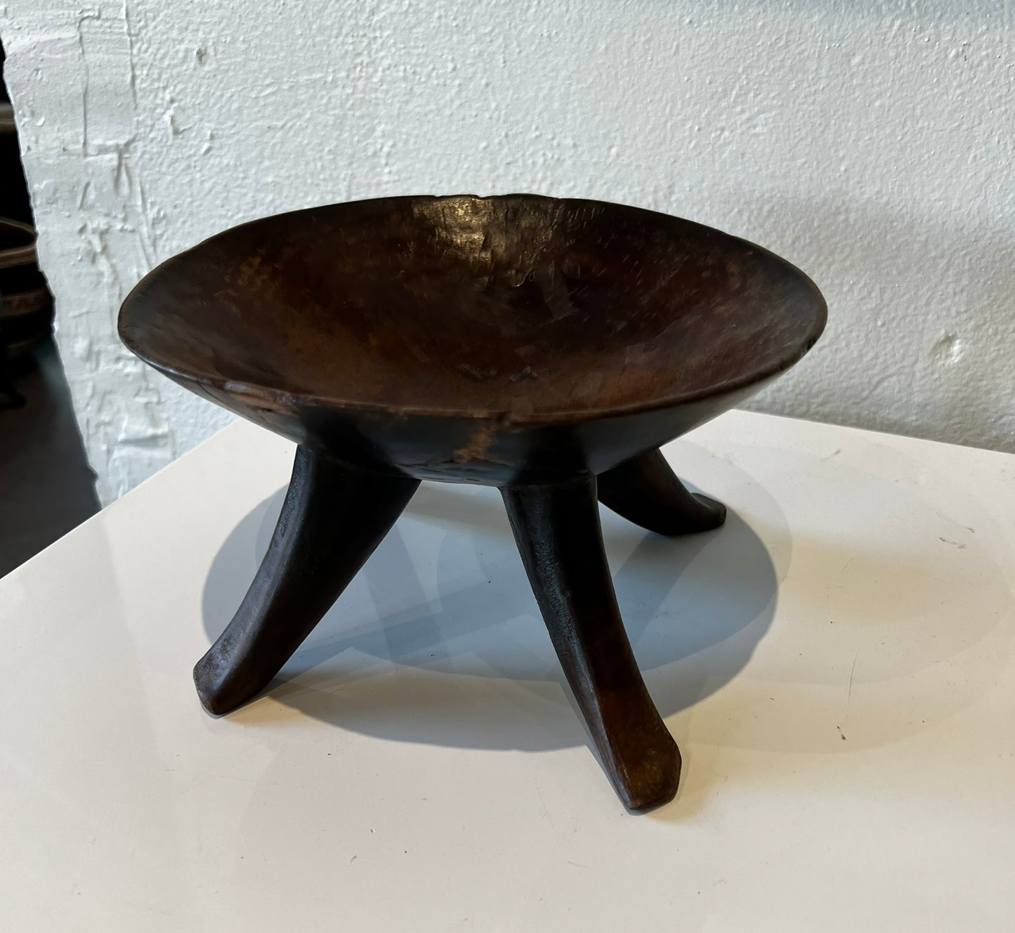 Wood Bowl with Feet