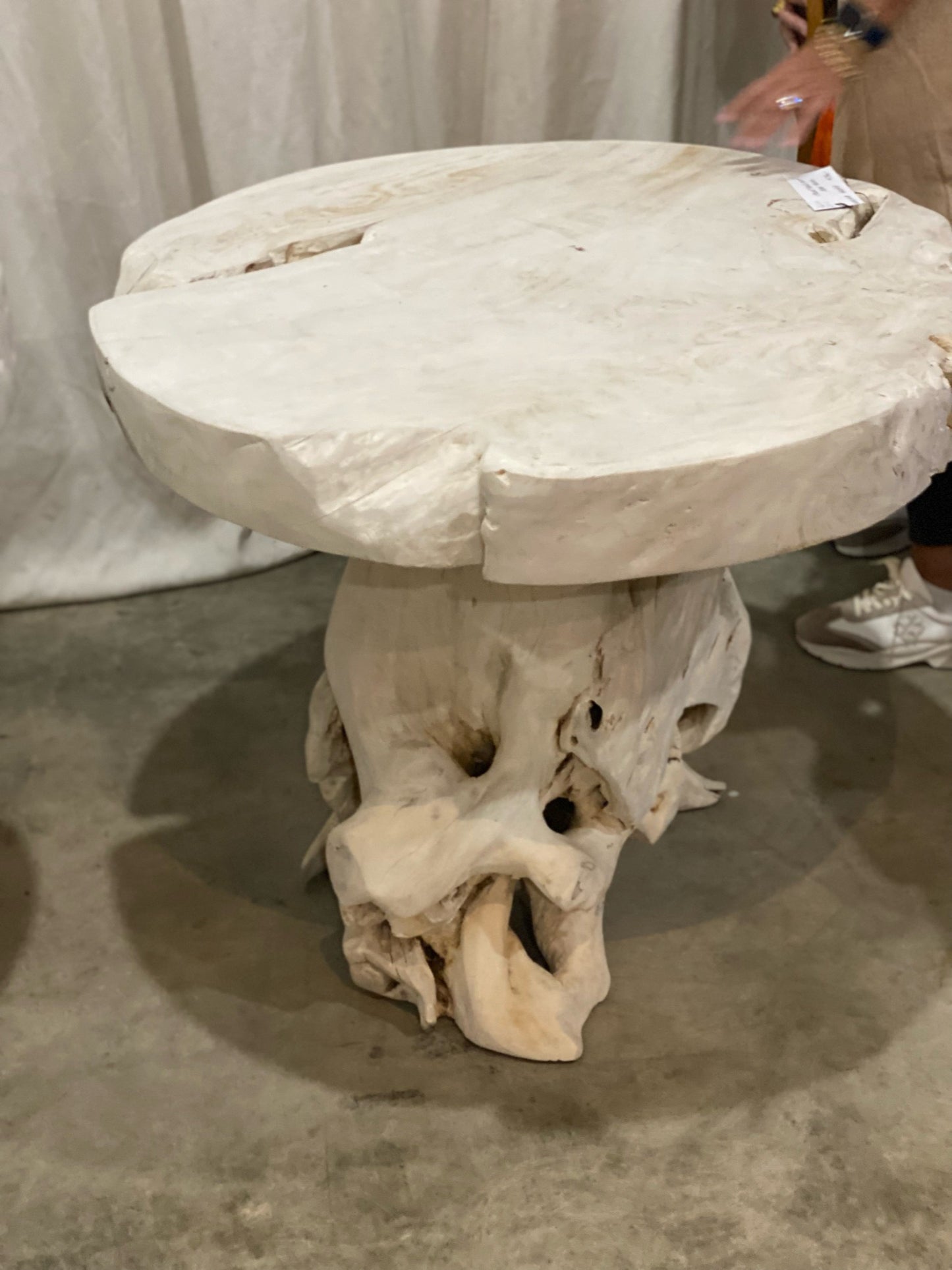 Round Teak Root Table