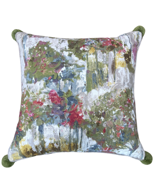 Monet Pom Pillow