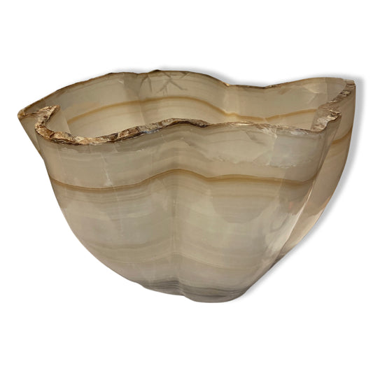 Bowl Patina Petal Blanco