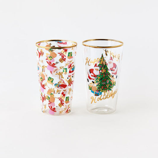 Santa Drink Glasses