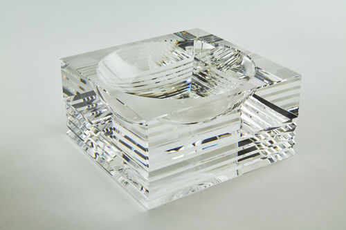 Crystal Glass Bowl With Cut Small