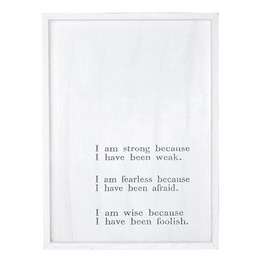 I Am Strong Word Board