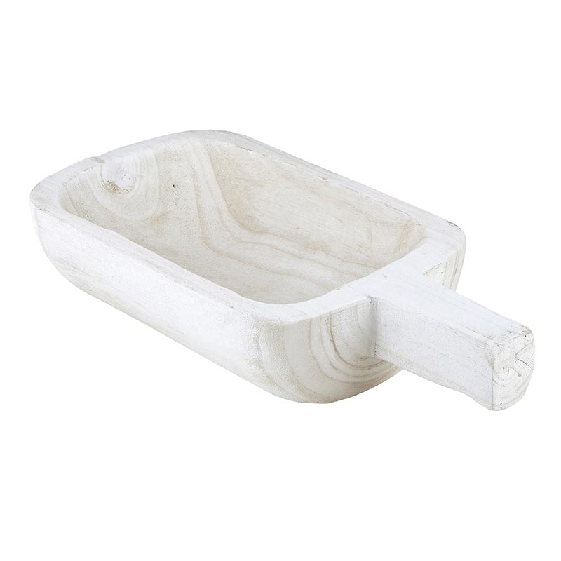 Paulownia Wood Single Handle Tray