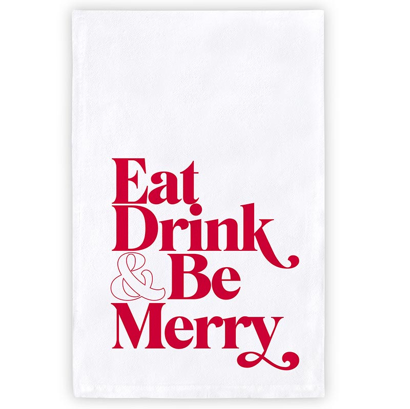 Eat, Drink & Be Merry Holiday Napkins