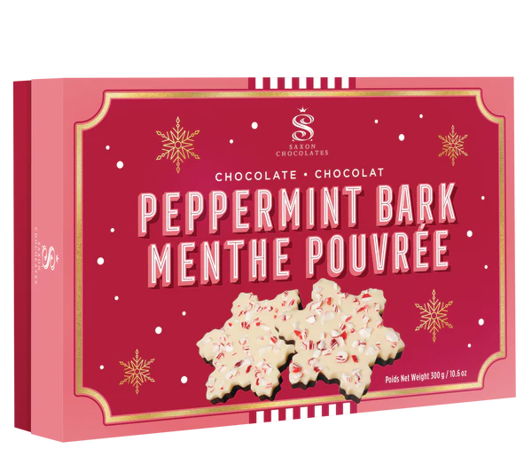 Peppermint Bark Snowflake Box