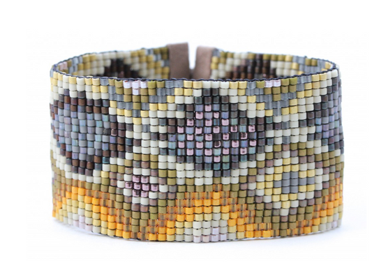 Snakeskin Beaded Bracelet