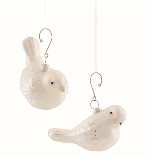 Bird Glass Ornament