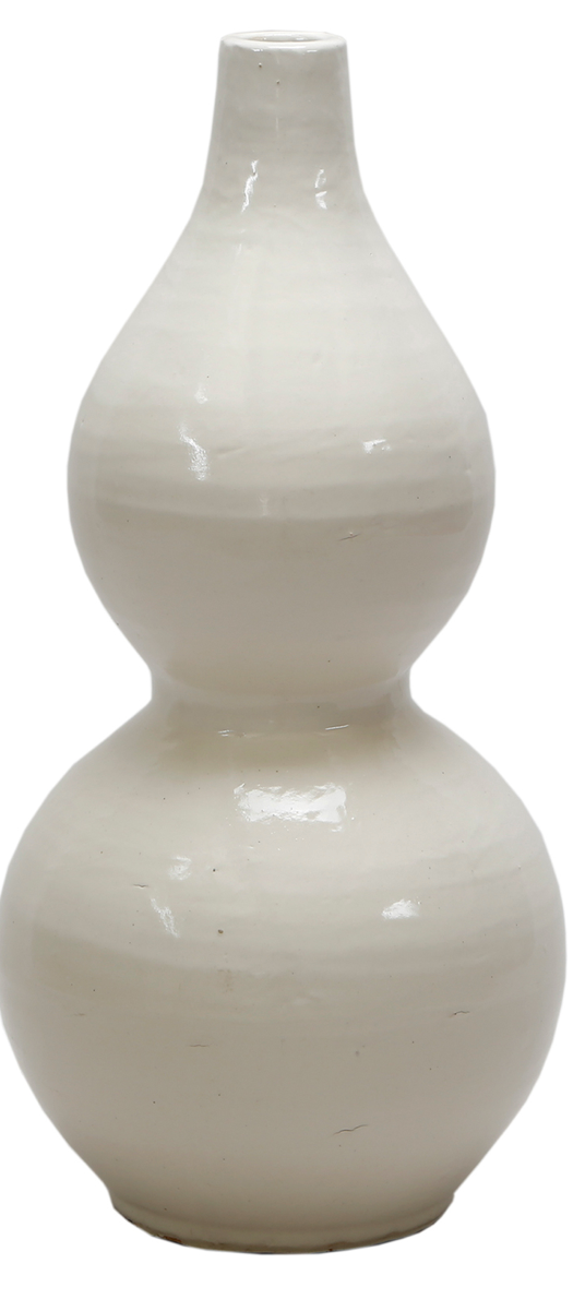 Vintage White Vase Gourd