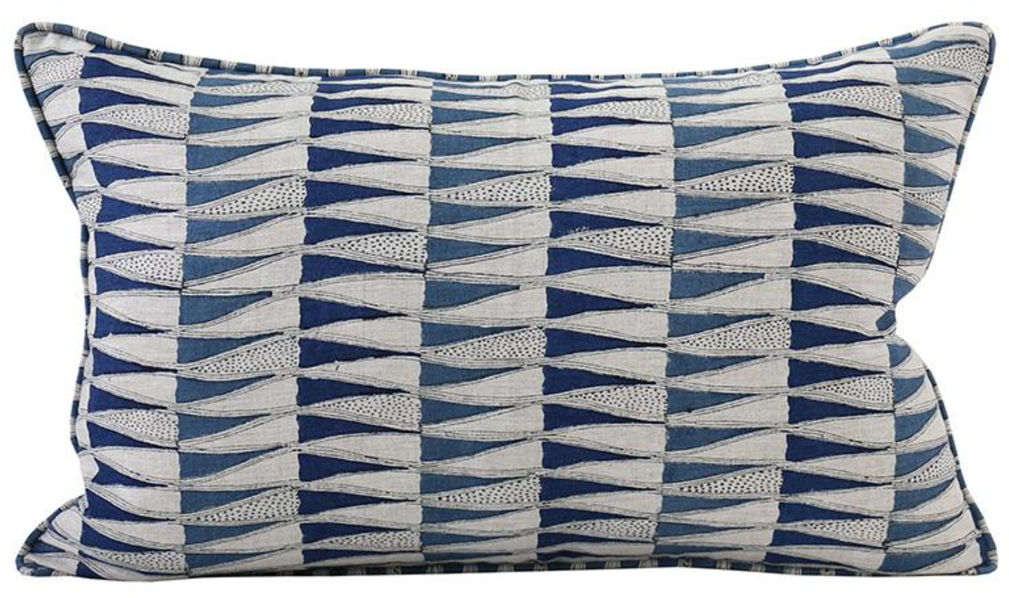 Tangier Denim Pillow