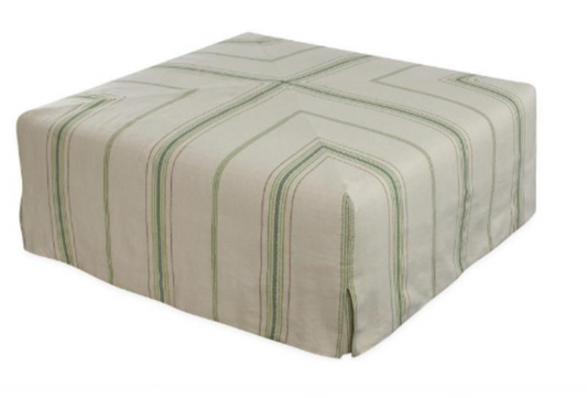 C9081-90 Slipcovered Cocktail Ottoman