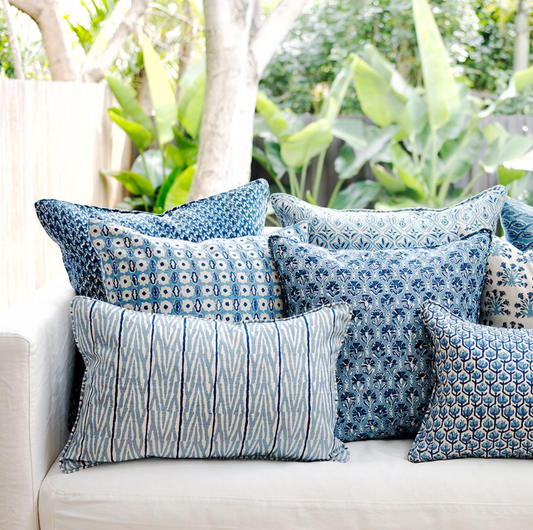 Fuji Riviera Linen Pillow