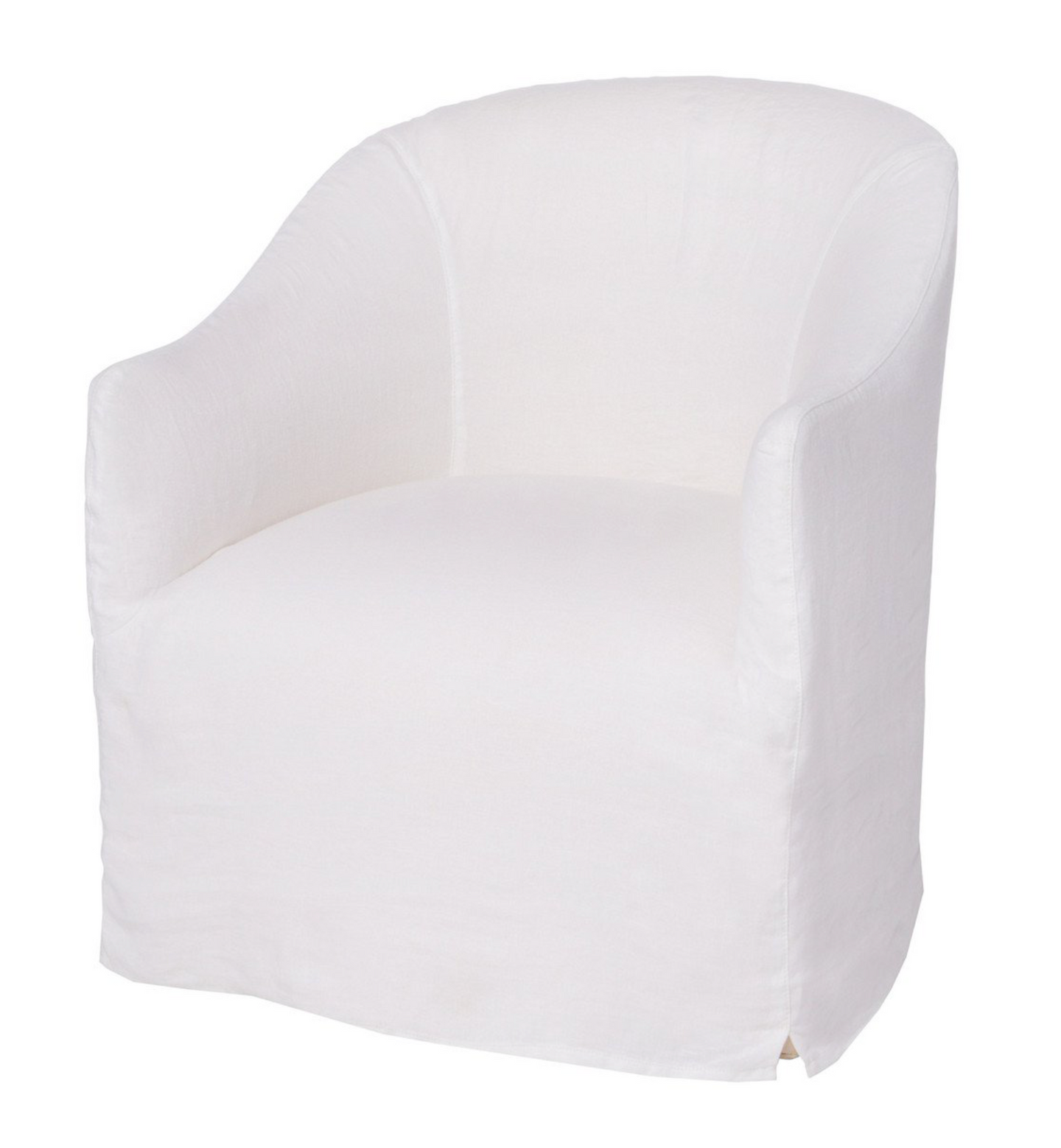 Slipcover Rounded Chair