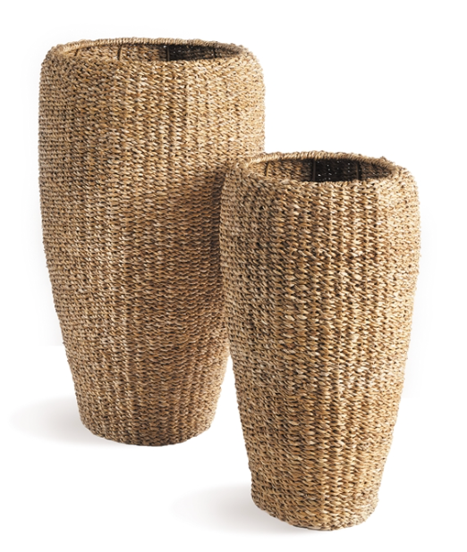 Seagrass Tall Planters