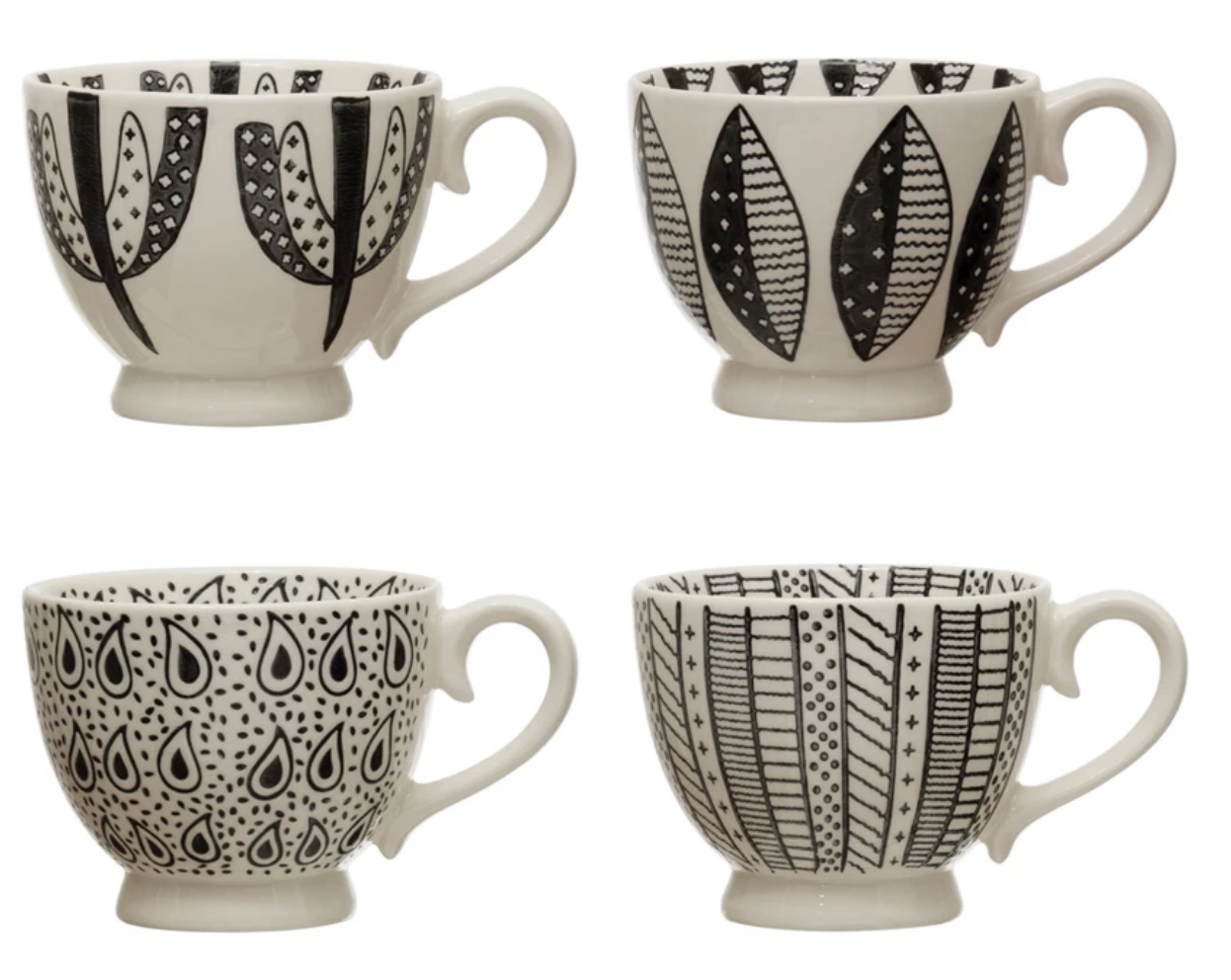 Stoneware Mug with Pattern – TA Lorton