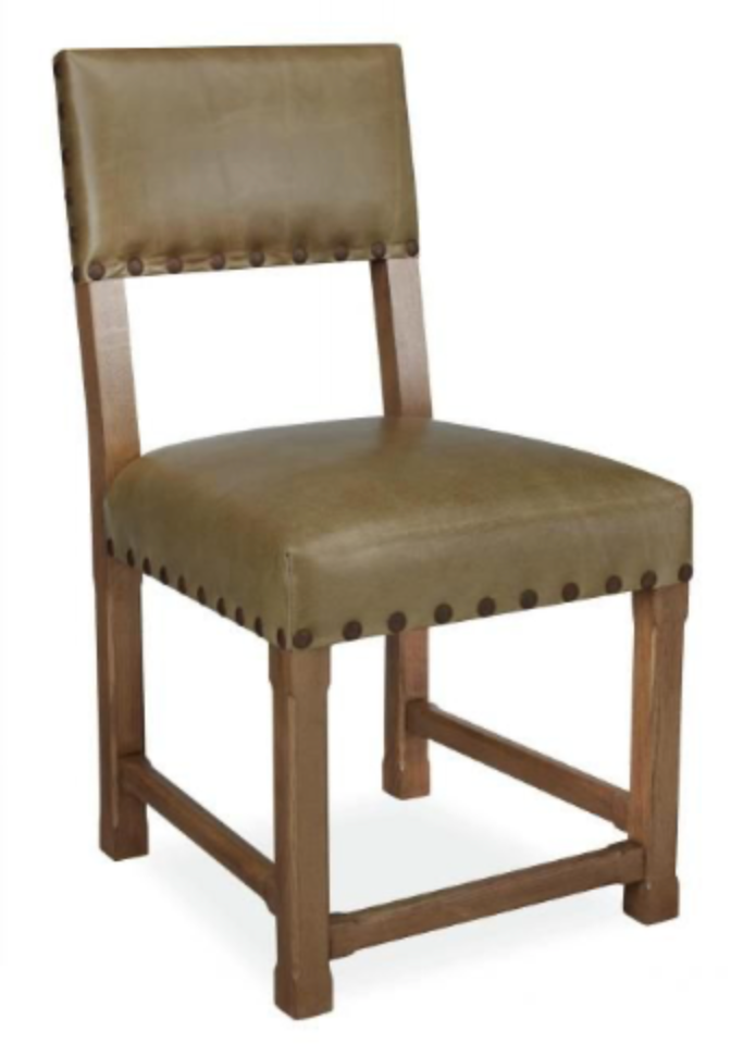 L5778-01 Leather Dining Chair - Serengeti Black