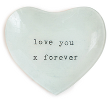 Load image into Gallery viewer, Heart Decoupage Plates
