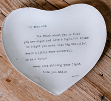 Load image into Gallery viewer, Heart Decoupage Plates

