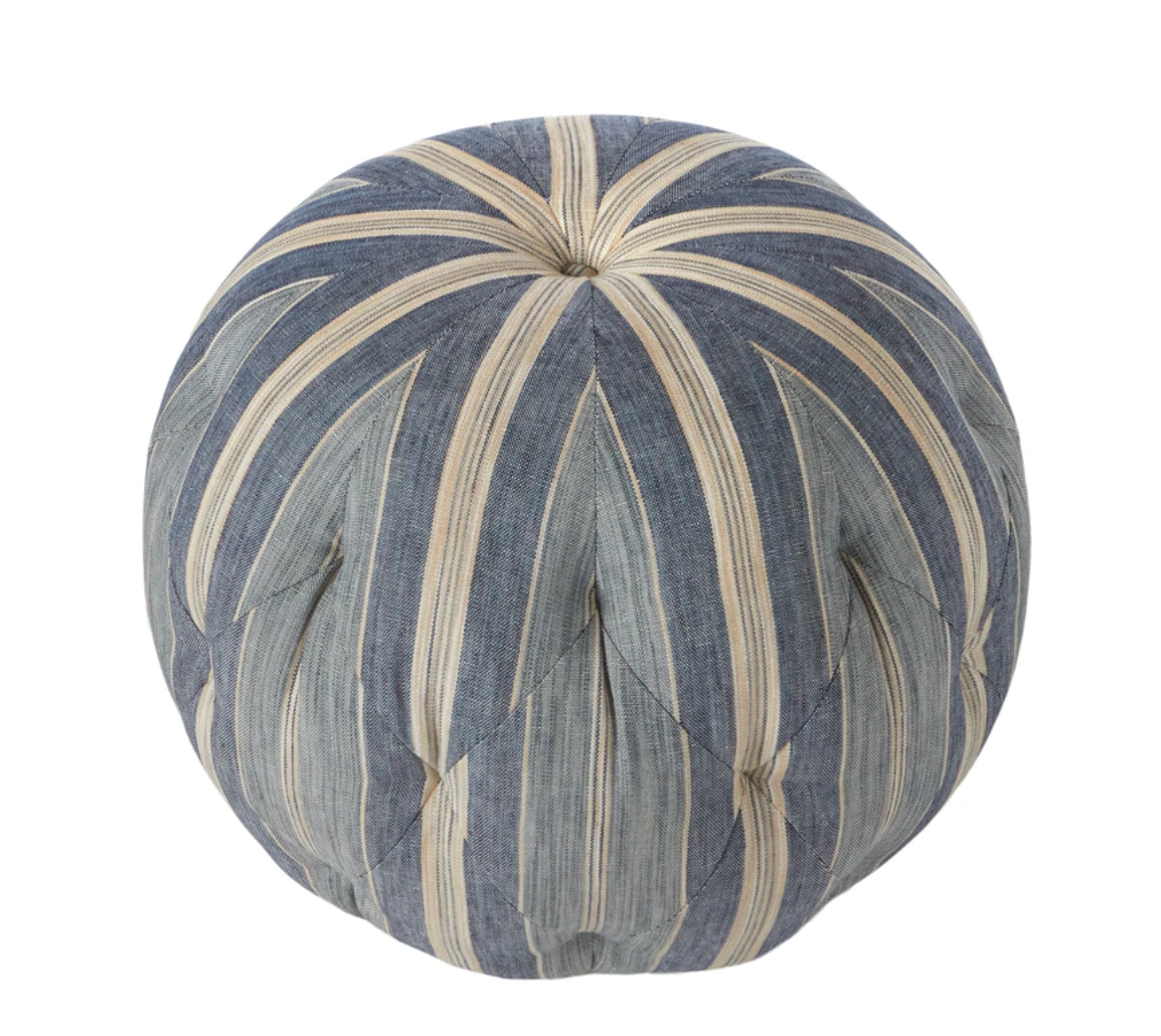 Pouf 20" - Chatham Blue